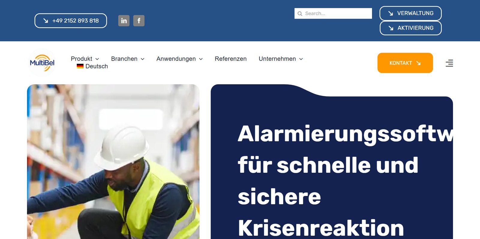 Alarmierungssoftware von MultiBel – Digitale Notfallkommunikation für Unternehmen