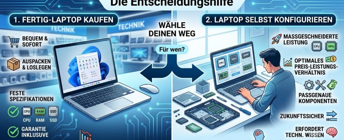Einen neuen Laptop kaufen oder selbst konfigurieren?