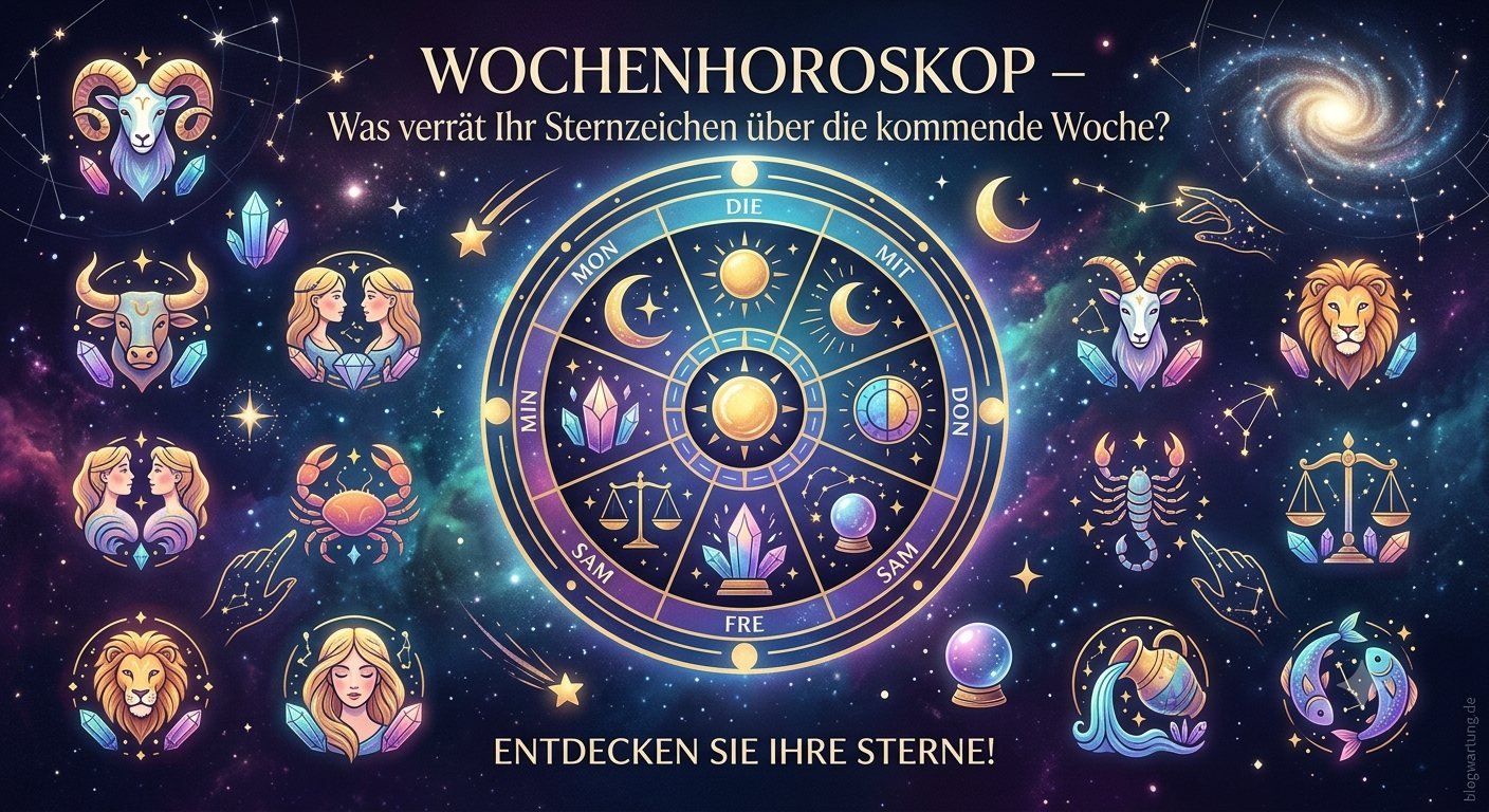 Wochenhoroskop – Was verrät Ihr Sternzeichen über die kommende Woche?